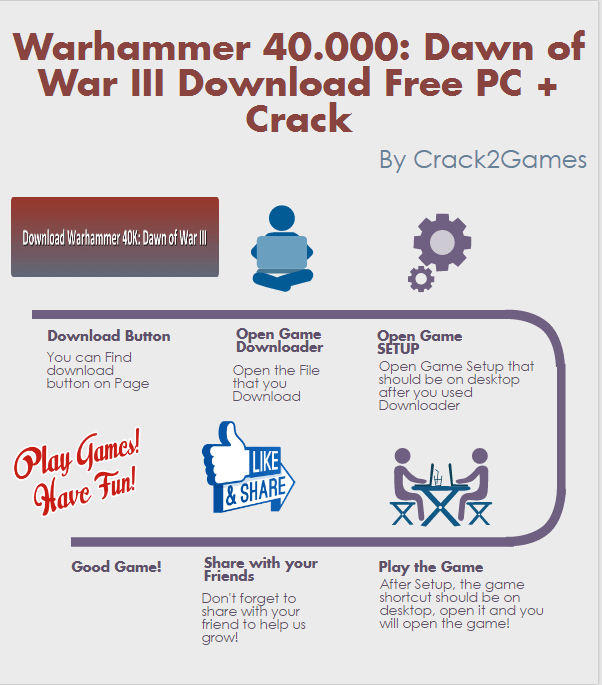 warhammer 40k dawn of war 3 download crack free