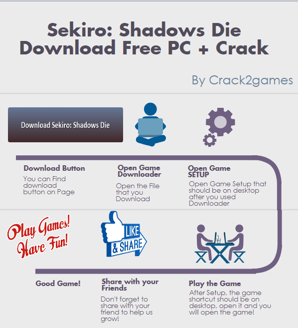 Sekiro Shadows Die download crack free